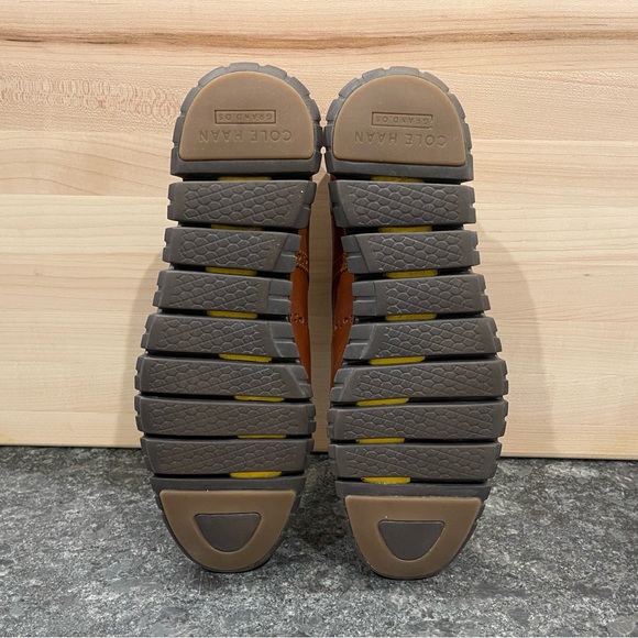 Cole Haan ZeroGrand Wingtip Oxfords - 12 WIDE - British Tan / Java - Picture 4 of 11